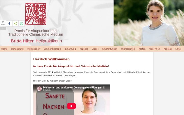 Screenshot of akupunktur-gelsenkirchen.de