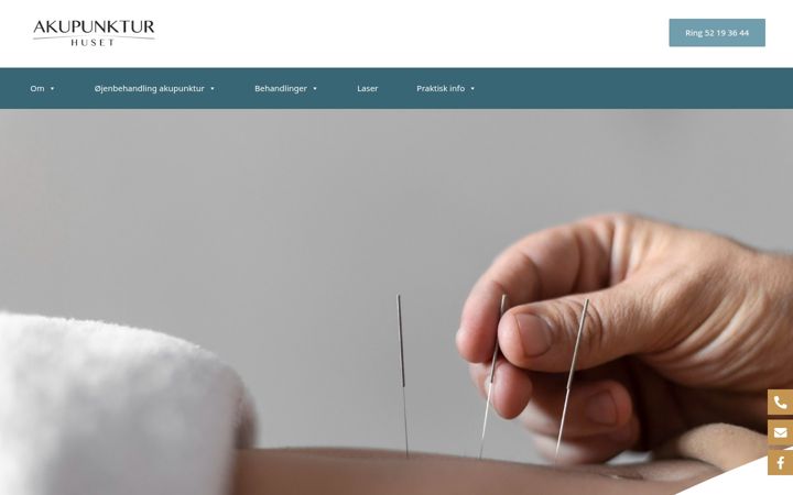 Screenshot of akupunktur-huset.dk