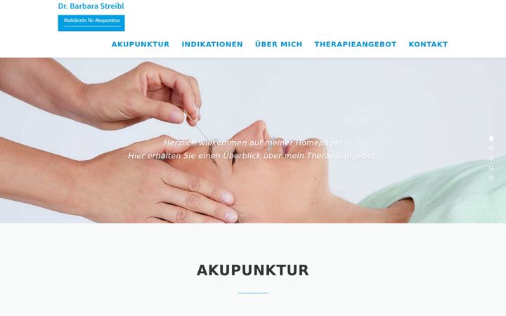 Screenshot of akupunktur-streibl.at