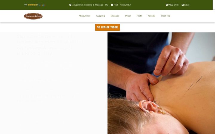 Skjermbilde av akupunkturbalance.dk