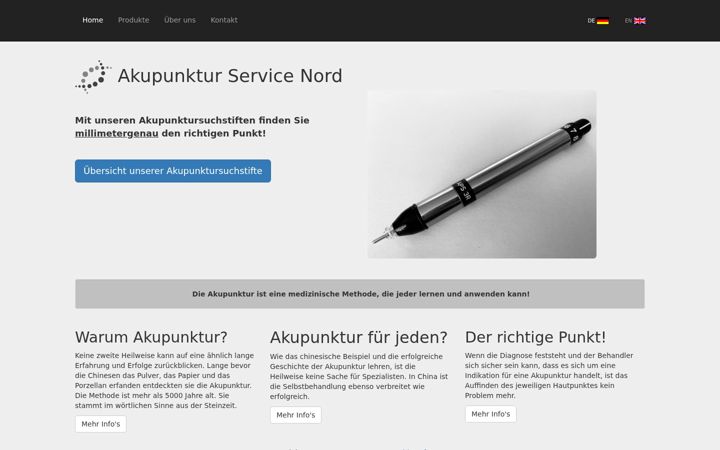 Screenshot of akupunkturservice24.de