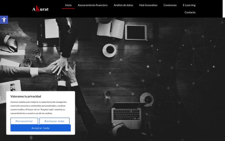 Skjermbilde av akurat.biz