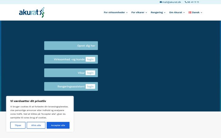 Screenshot of akurat.dk