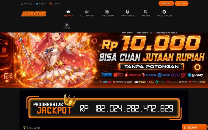 Screenshot of akurat168.org