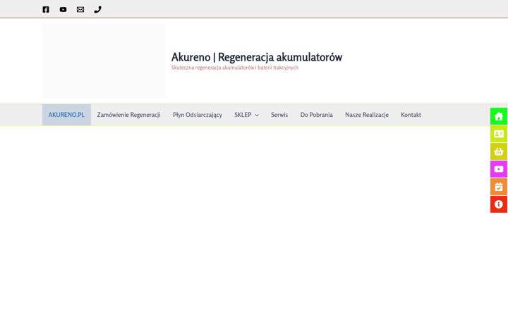 Screenshot of akureno.pl