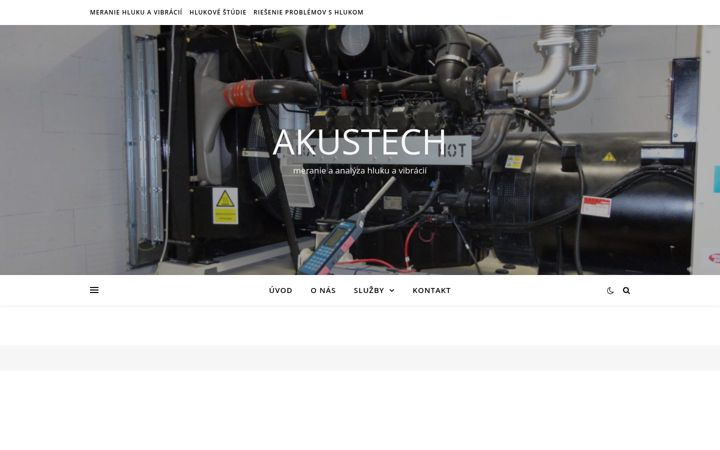 Screenshot of akustech.sk