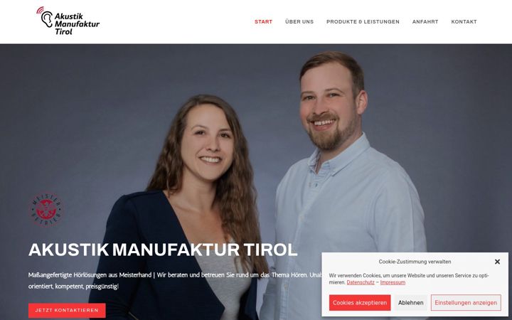 Screenshot of akustik-manufaktur.at