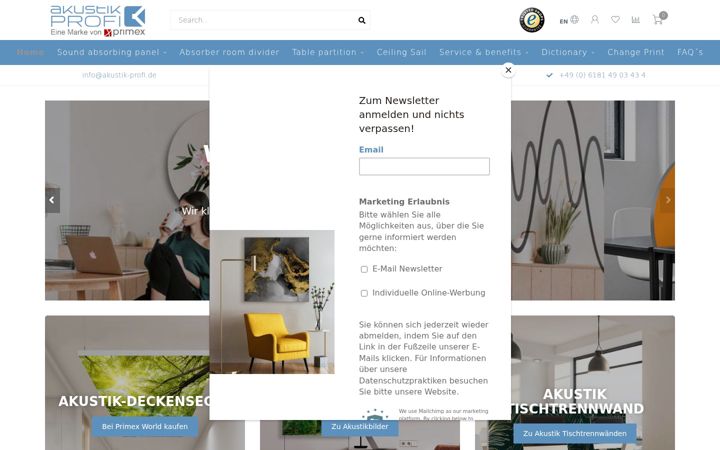 Screenshot of akustik-profi.de