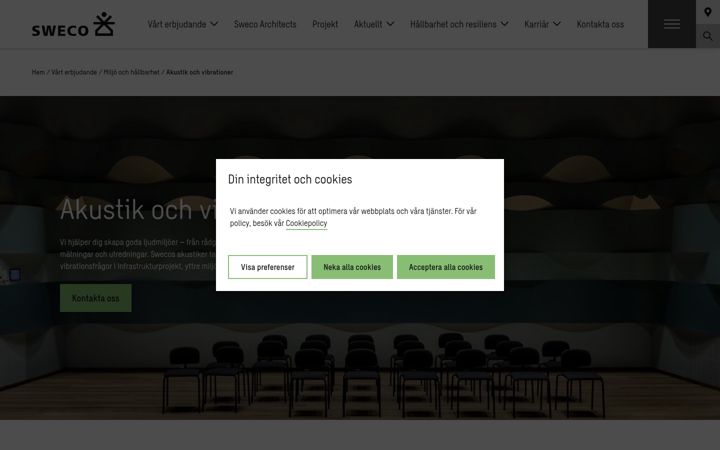 Screenshot of akustik.nu