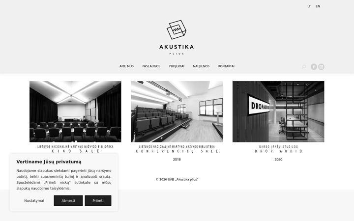 Screenshot of akustikaplius.lt