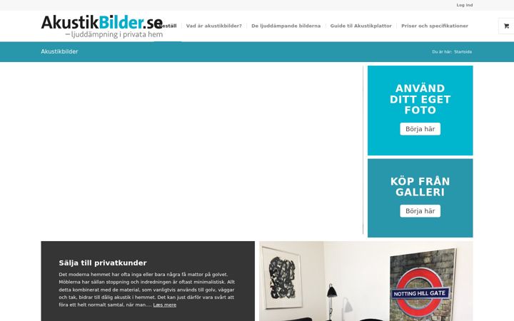 Screenshot of akustikbilder.se