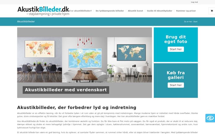 Screenshot of akustikbilleder.dk