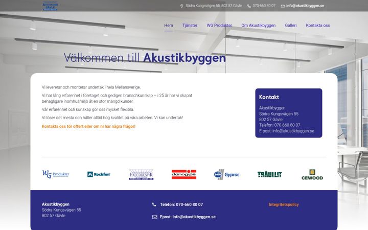 Screenshot of akustikbyggen.se