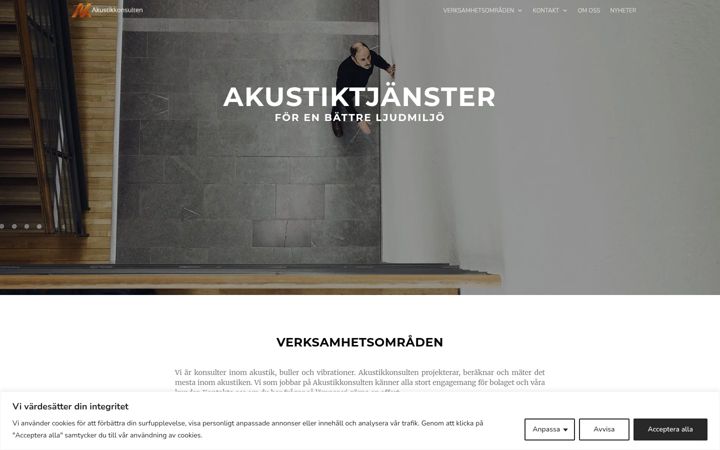 Screenshot of akustikkonsulten.se