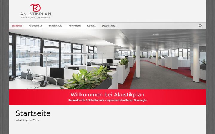 Screenshot of akustikplan.com