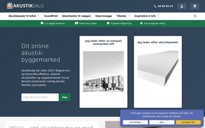 Screenshot of akustiksalg.dk