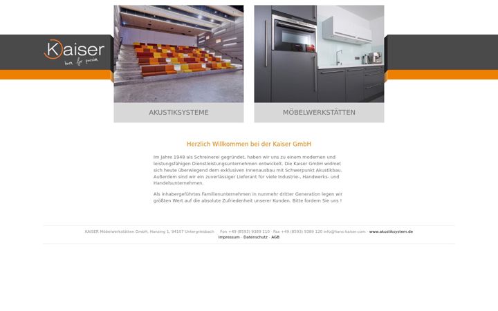 Screenshot of akustiksystem.de