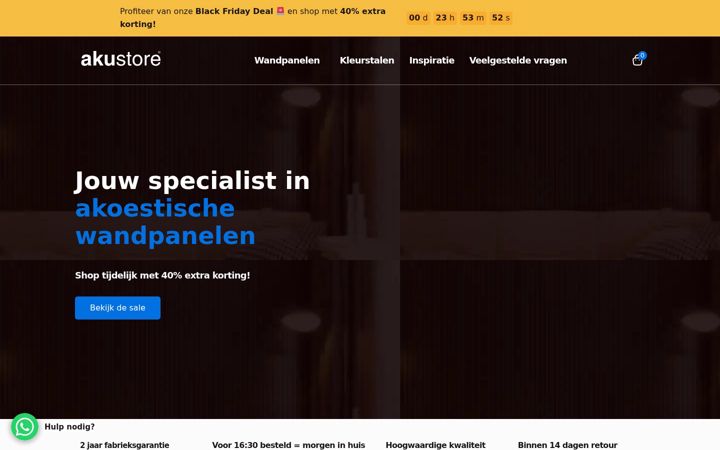Screenshot of akustore.help