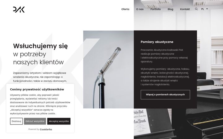 Screenshot του akustyczna.pl