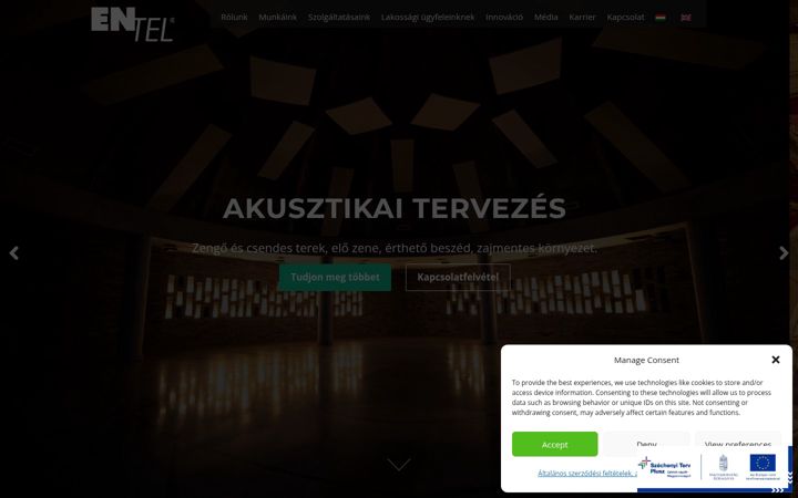 Screenshot of akusztika.hu