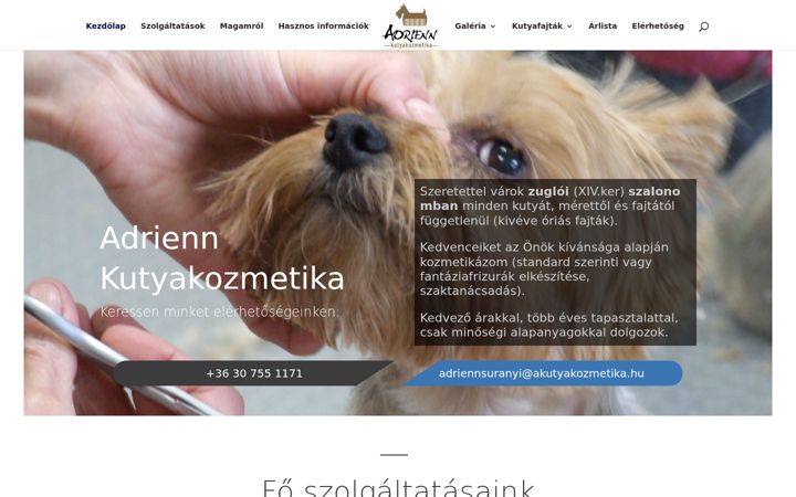 Screenshot of akutyakozmetika.hu