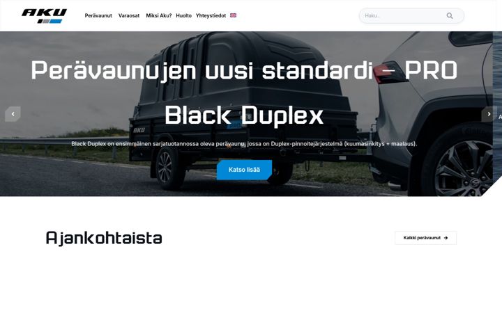 Screenshot of akuvaunut.fi
