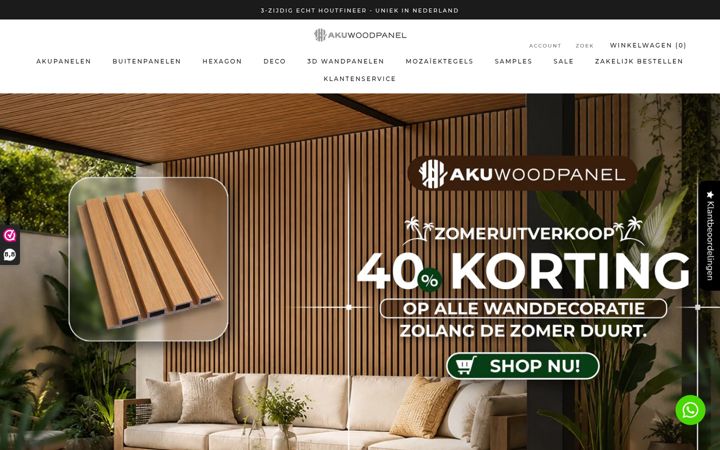 Screenshot of akuwoodpanel.nl