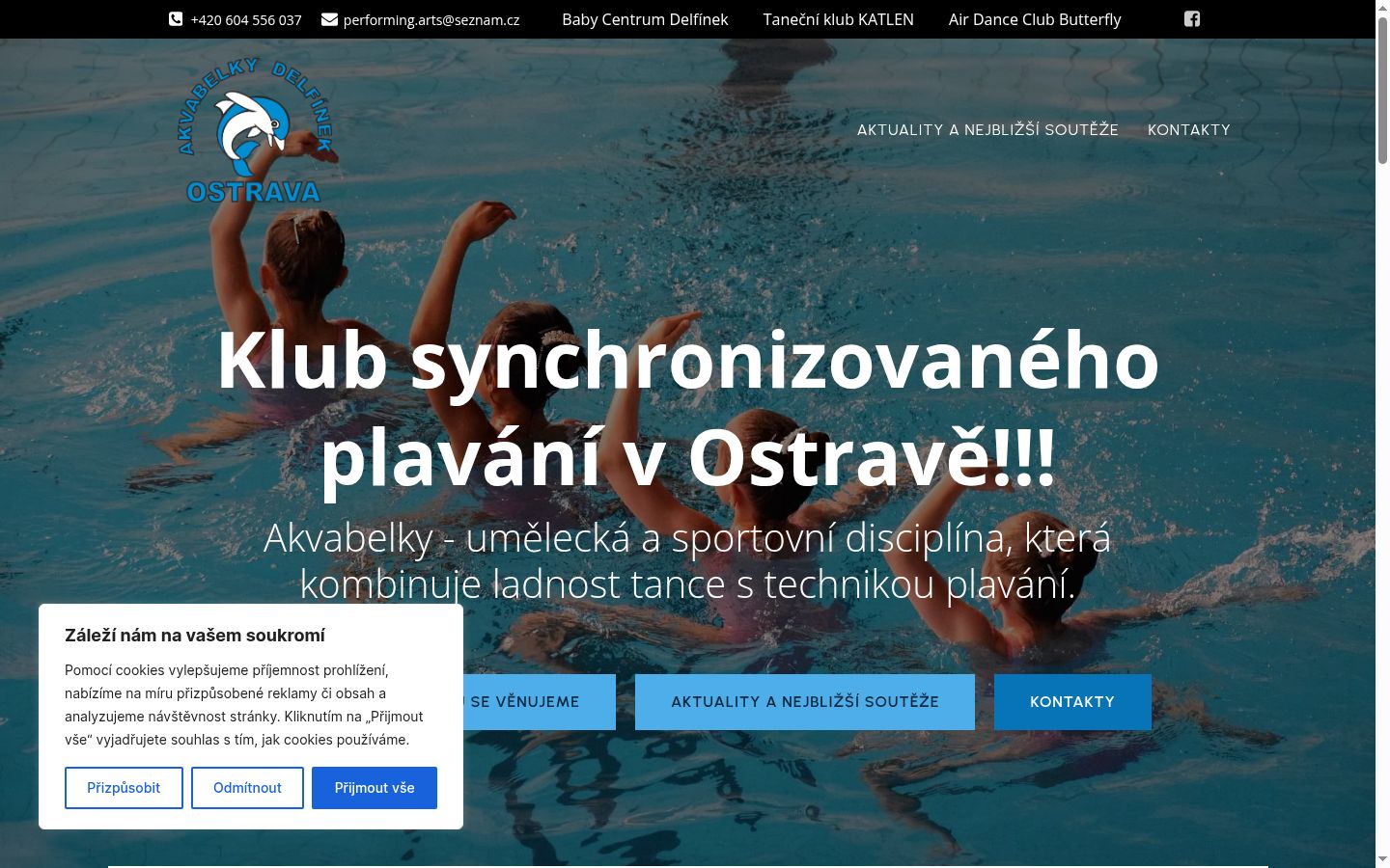 Snimka zaslona bannera za privolu prikazanog prije bilo kakve interakcije