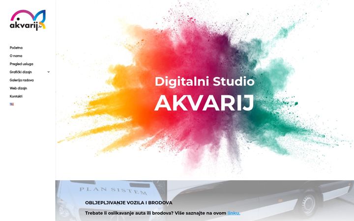 Screenshot of akvarij.hr