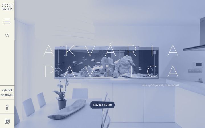Screenshot of akvarium-pavlica.cz