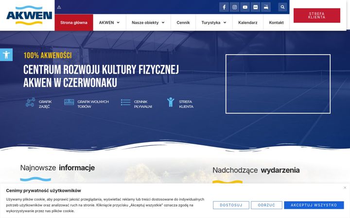 Screenshot ta' akwenczerwonak.pl