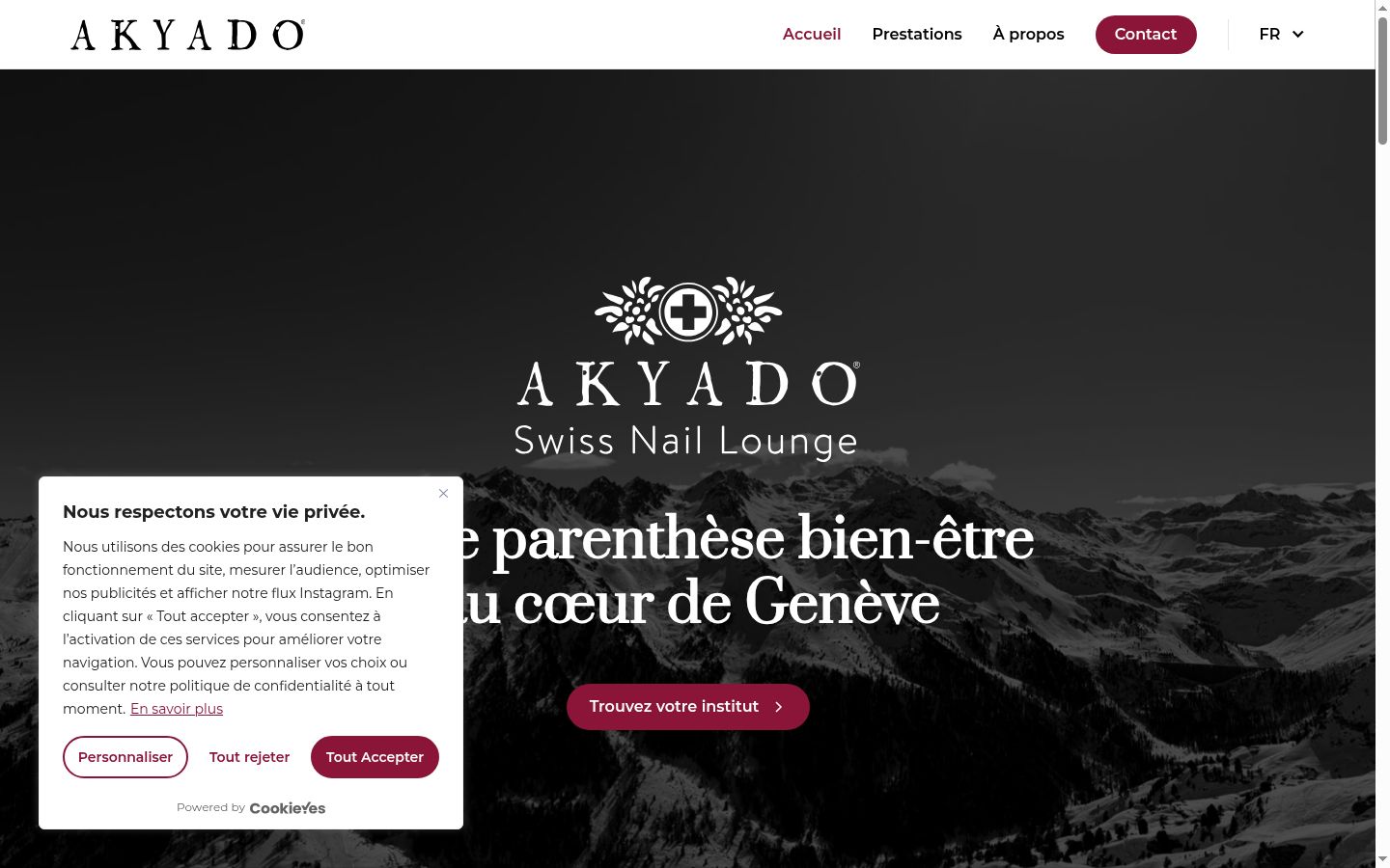 Screenshot tal-banner tal-kunsens muri qabel kwalunkwe interazzjoni