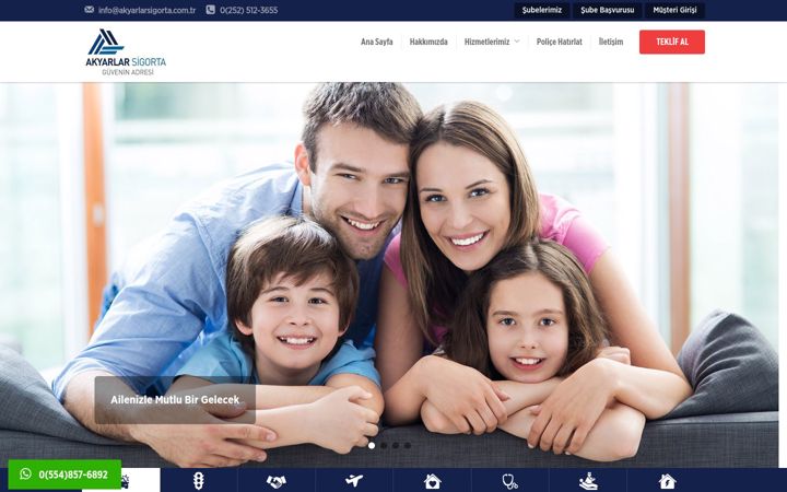 Screenshot of akyarlarsigorta.com.tr