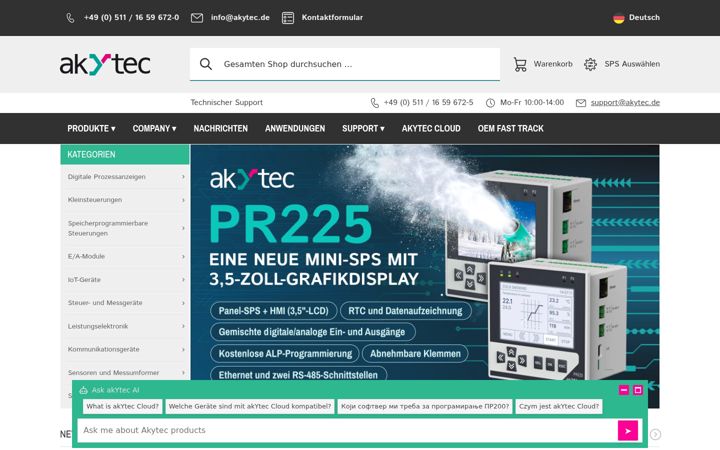 Screenshot of akytec.de