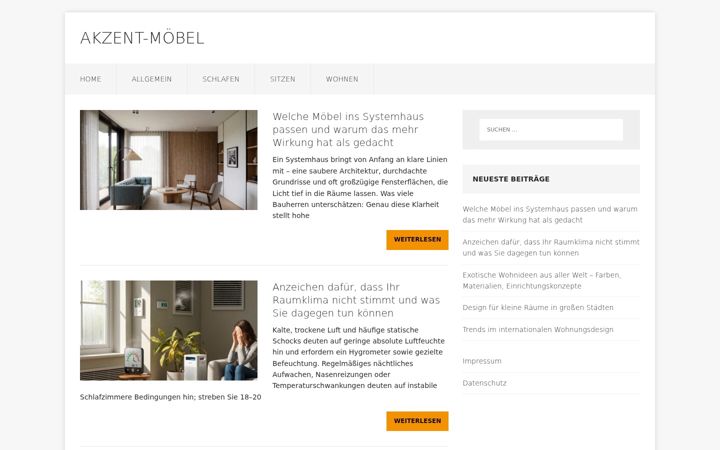 Screenshot von akzent-moebel.de