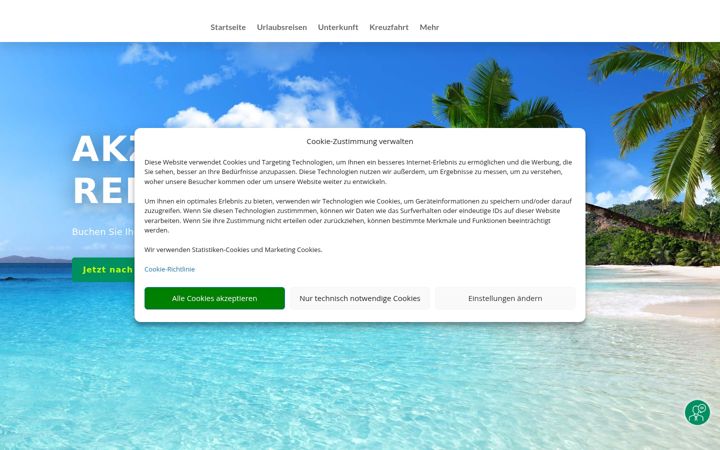 Screenshot von akzente-ihrreisebuero.de