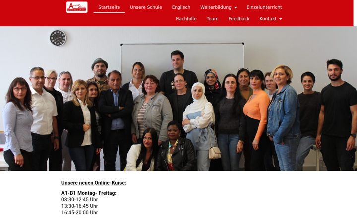 Screenshot ta' akzentschule.de