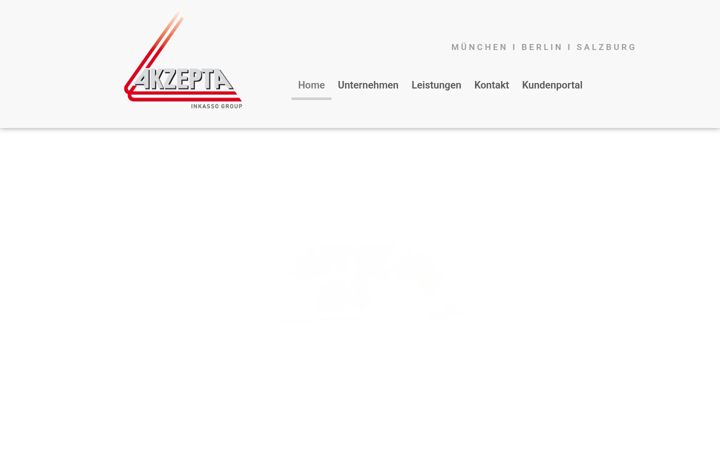 Screenshot von akzepta.at
