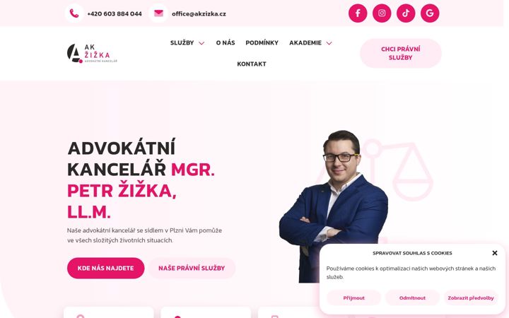 Screenshot of akzizka.cz