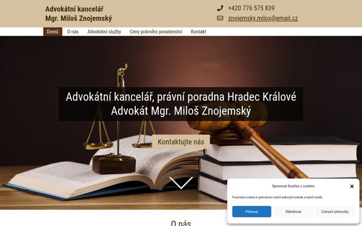Screenshot of akznojemsky.cz