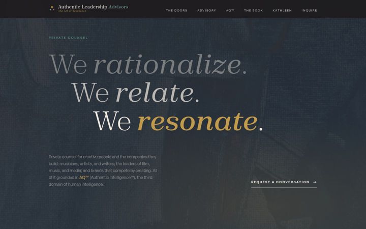Snímek obrazovky al-advisors.com