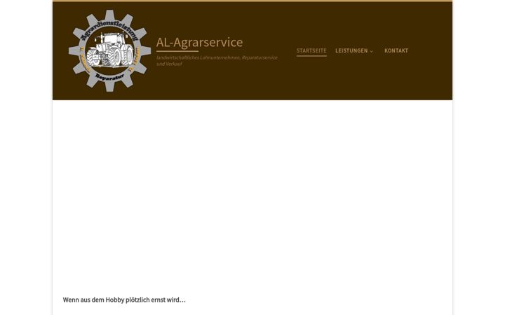 Screenshot of al-agrarservice.de