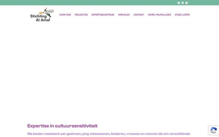 Screenshot ta' al-amal.nl