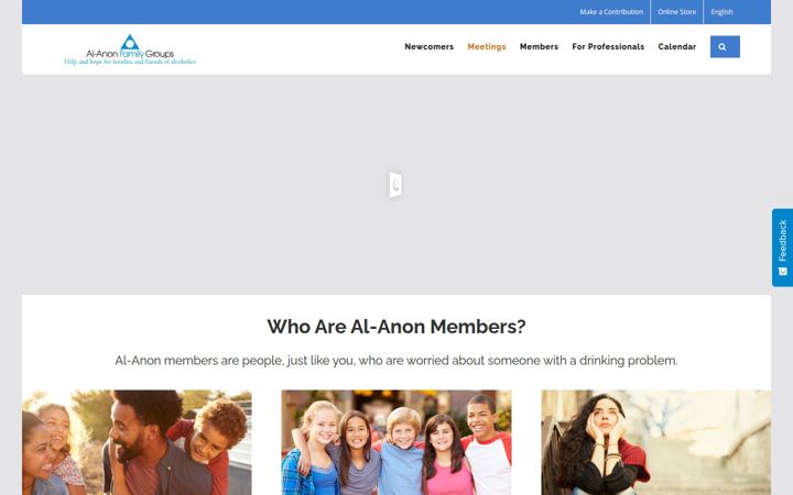 Screenshot of al-anon.org