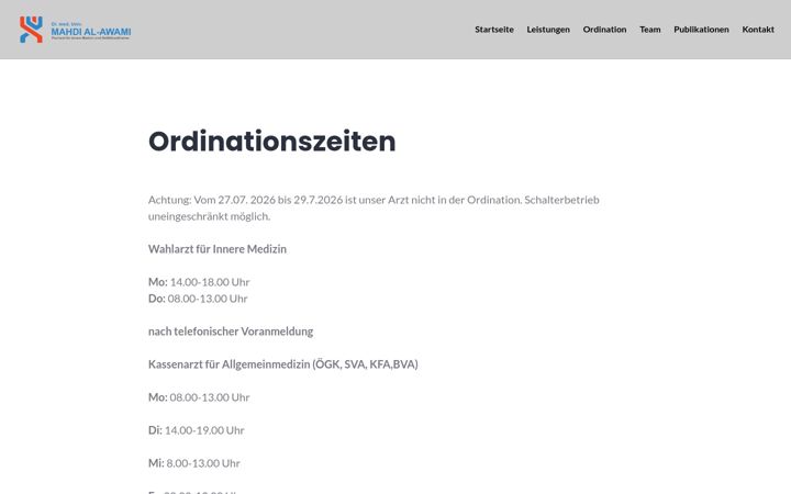 Screenshot of al-awami.at