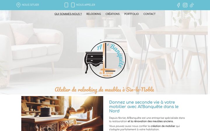 Screenshot of al-banquete.fr