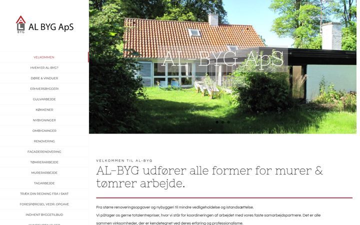 Screenshot of al-byg.com