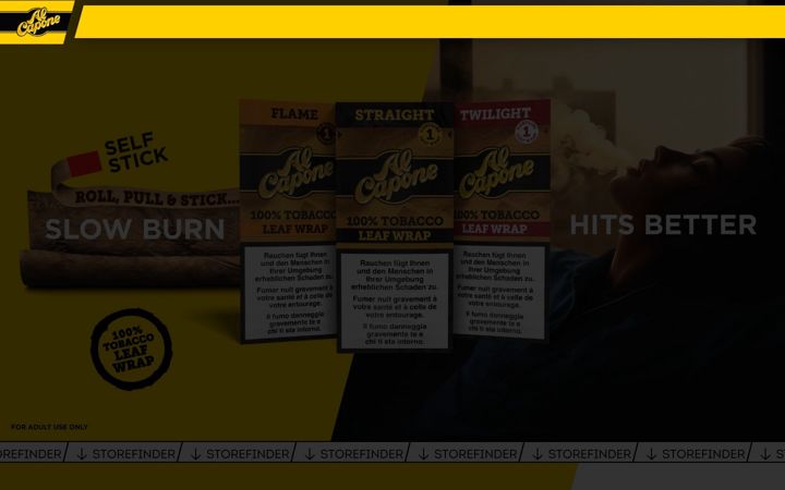 Screenshot of al-capone-leaf-wraps.ch
