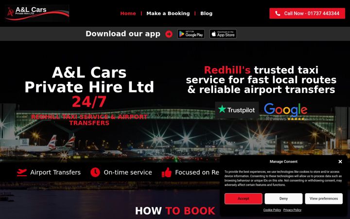 Screenshot of al-cars.co.uk