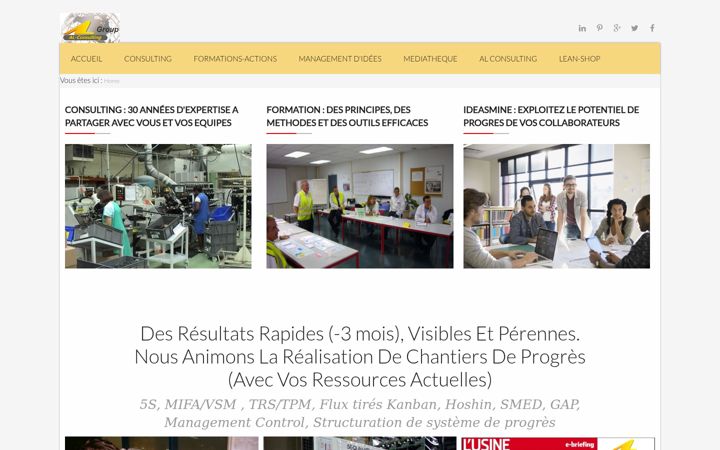 Snímek obrazovky al-consulting.com